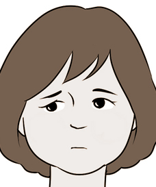 顔の色合い